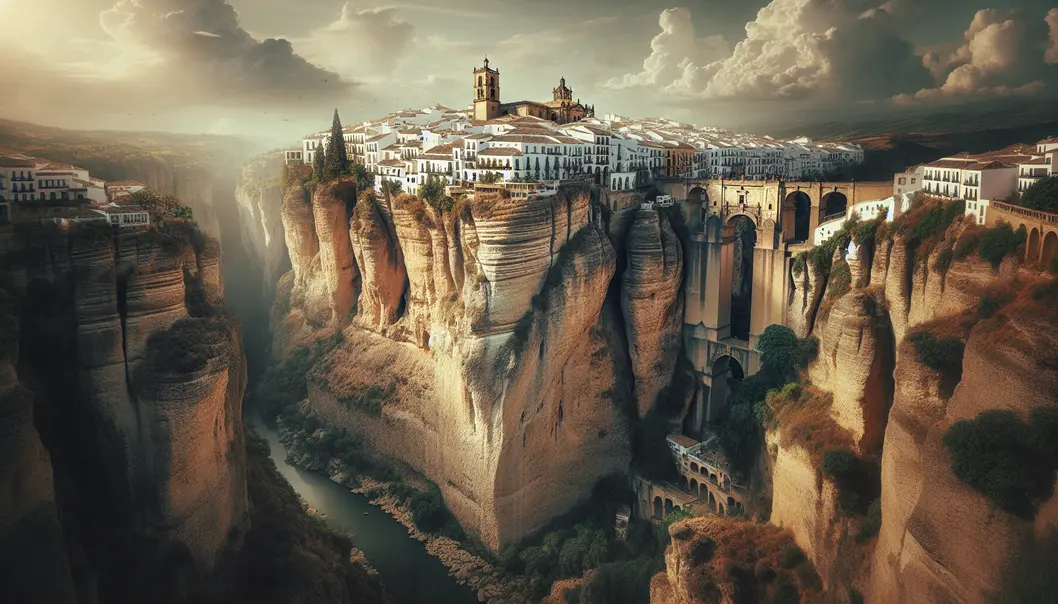 Ronda, the dramatic cliffside town in Andalusia renowned for its breathtaking views and rich history.