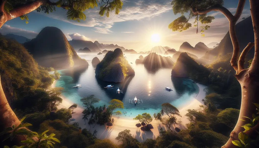 The enchanting island landscapes of Indonesia, perfect for an immersive island hopping experience.